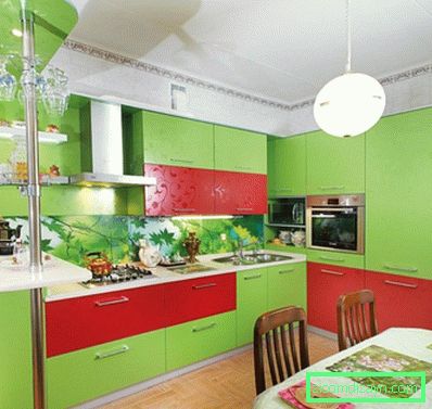 Könnyű zöld színű konyha (18)